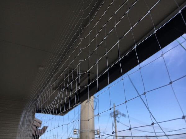 ネットを取り付ける