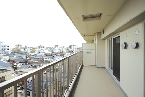 キレイなベランダ