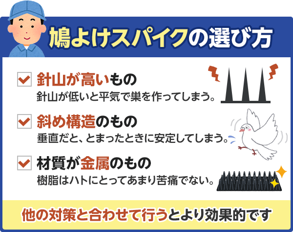 鳩よけ 対策グッズの効果はない オススメのグッズや正しい使い方は みんなのハト対策屋さん